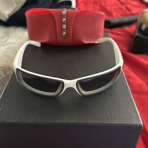 Vintage, white Prada glasses
